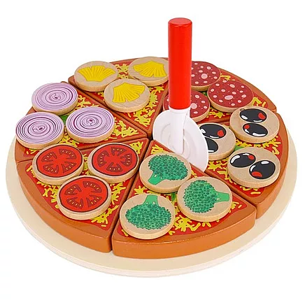 Wooden pizza - set 22471