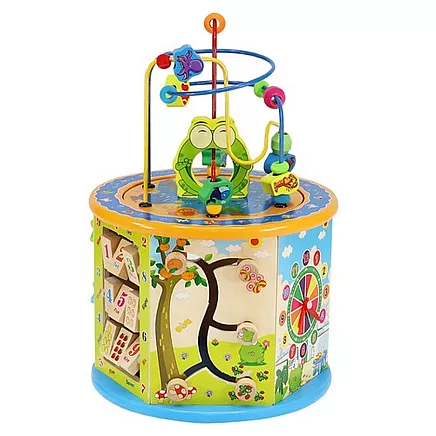 Koka attīstošais aktivitāšu kubs 8-in-1 22429