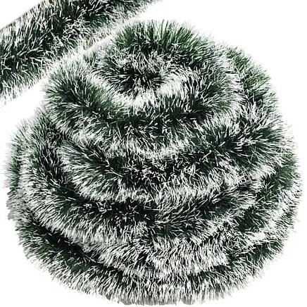 Bieza Ziemassvētku vītne 6 m Ruhhy 22310, apsnigusi