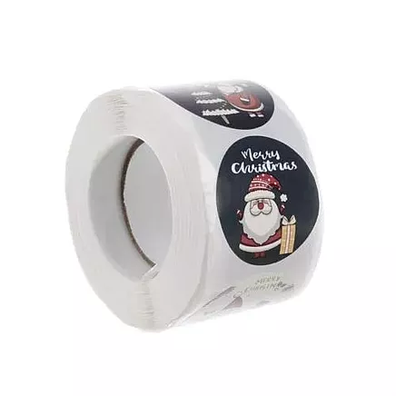 Christmas stickers - roll 500pcs Ruhhy 22328