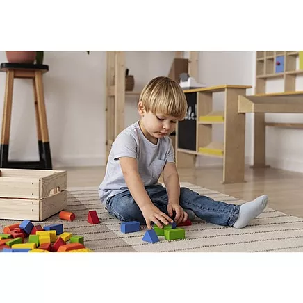 Wooden blocks - 100pcs Kruzzel 22666