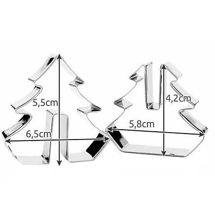 Набор 3D рождественских резаков для печенья - формы для выпечки из нержавеющей стали для пряников, тортов, кондитерских изделий, глиняных поделок