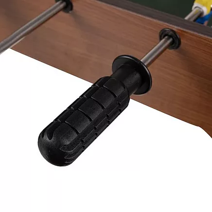 Игровой набор для настольного футбола Deluxe Mini | Дети и взрослые | Нескользящие ручки | 2 мяча в комплекте | Прочная конструкция из дерева, металла и пластика | Идеальная игра для вечеринки или подарок