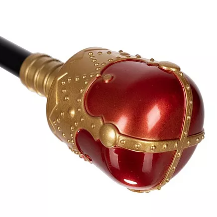 Элегантный комплект костюма короля - высококачественный полиэстер, корона и скипетр для спектаклей, вечеринок и выступлений