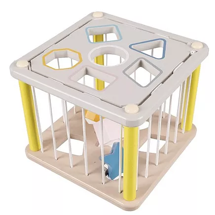 Sorter - wooden sensory cube 22885