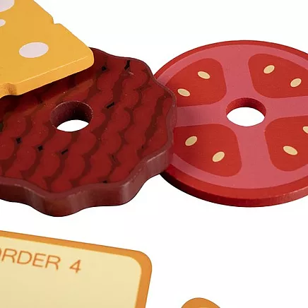 Kruzzel 22673 Koka Rotaļu Burgers