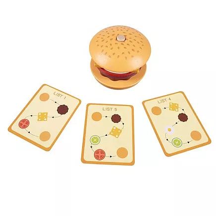 Kruzzel 22673 Koka Rotaļu Burgers
