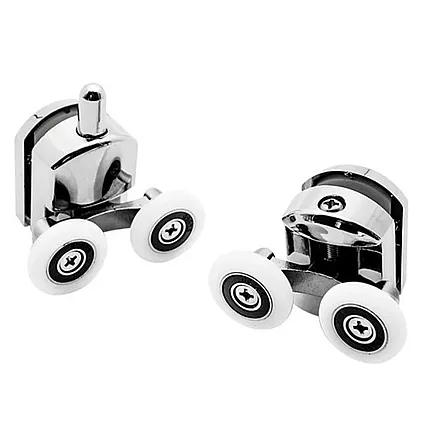 Dušas kabīnes durvju rullīšu komplekts, 8 gab., Ruhhy 22900