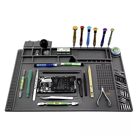 Silikona servisa paklājiņš-organizators 30x45cm Bigstren 22727