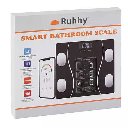 Ruhhy 22525 LCD analytical bathroom scale