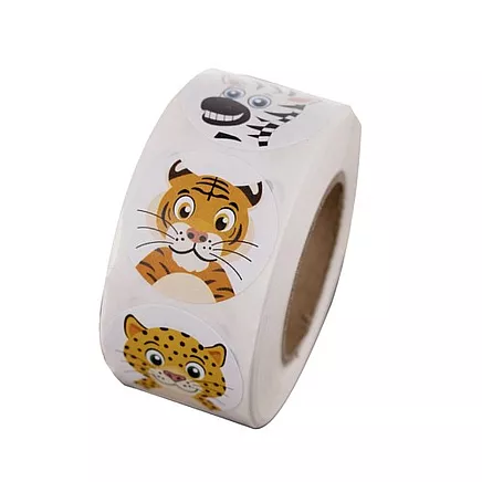 Motivējošas Jautras Uzlīmes - Rullis 500 Gab.