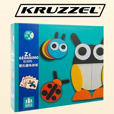 Wooden puzzle - Kruzzel puzzle 22426