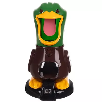 Interaktīva mērķu šaušanas spēle bērniem Hungry Duck - 2 ieroči, LCD rezultātu tablo