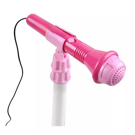 Bērnu elektriskā ģitāra ar mikrofonu un pastiprinātāju, rozā 22407