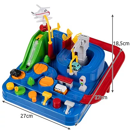 Interaktīvā auto šķēršļu trase ar mašīnītēm 22879