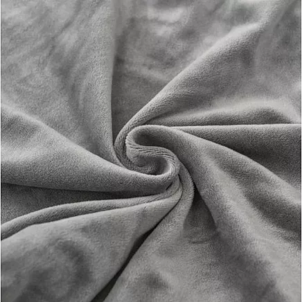 Chair cover - gray velvet Ruhhy 22979