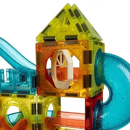 Magnetic blocks - track 77pcs Kruzzel 22684