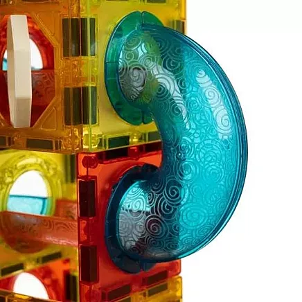 Magnetic blocks - track 77pcs Kruzzel 22684