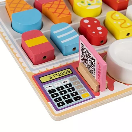 Kruzzel 22494 Wooden Ice Cream Parlor