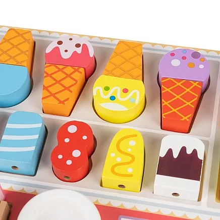 Kruzzel 22494 Wooden Ice Cream Parlor