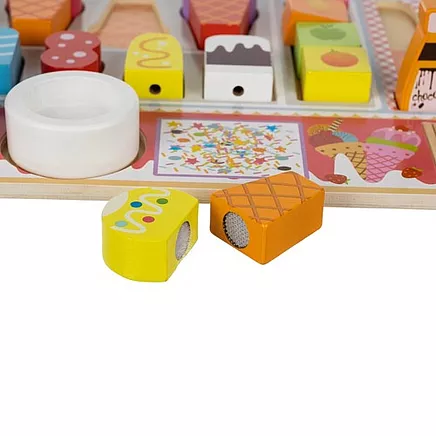 Kruzzel 22494 Wooden Ice Cream Parlor