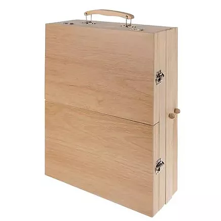 Полный набор для рисования из 83 предметов с портативным чемоданом, мольбертом и различными художественными принадлежностями - высококачественный деревянный ящик для хранения с практичными отделениями