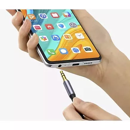 AUX Audio Vads 3.5mm ar Apzeltītiem Savienotājiem 175cm