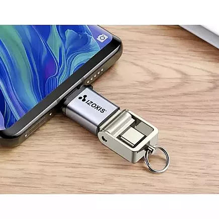 OTG USB 3.0 Type-C Plug & Play Adapter + ремешок - универсальная совместимость, прочный, высокоскоростной адаптер для передачи данных