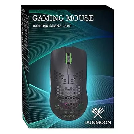 Беспроводная игровая мышь DUNMOON с быстрым оптическим сенсором, RGB LED подсветкой, 6 кнопками, регулируемым DPI и аккумулятором емкостью 400 мАч - максимальный контроль и точность игры для профессиональных геймеров