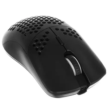 Беспроводная игровая мышь DUNMOON с быстрым оптическим сенсором, RGB LED подсветкой, 6 кнопками, регулируемым DPI и аккумулятором емкостью 400 мАч - максимальный контроль и точность игры для профессиональных геймеров