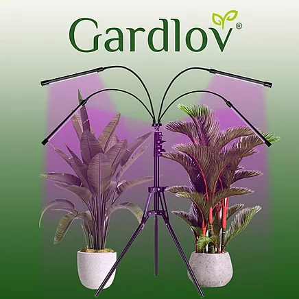 Мультиспектральная лампа для выращивания LED с таймером и регулируемым штативом для оптимального роста растений в помещении