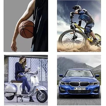 Trizand 19164 Floor Pump with Hose