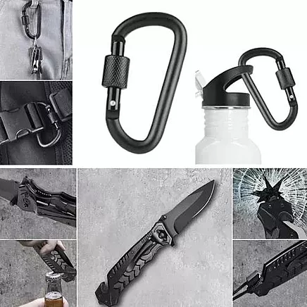 Ultimate 32 gab. ūdensizturīgs izdzīvošanas komplekts ar melnu futrāli.