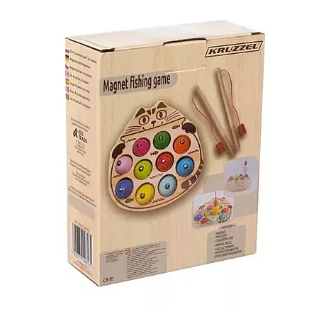 Attīstošā Spēle Magnētiskā Makšķerēšana, kaķu formā