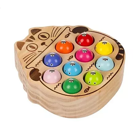 Attīstošā Spēle Magnētiskā Makšķerēšana, kaķu formā