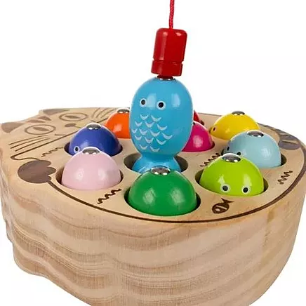 Attīstošā Spēle Magnētiskā Makšķerēšana, kaķu formā