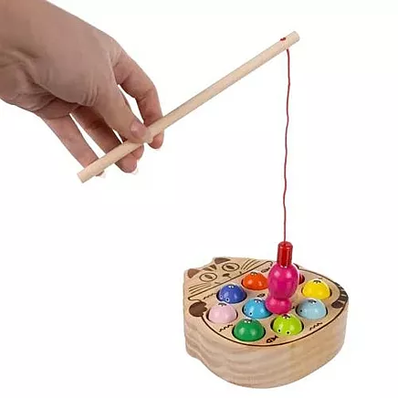 Attīstošā Spēle Magnētiskā Makšķerēšana, kaķu formā