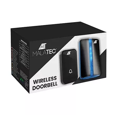 Wireless doorbell black Malatec 23371