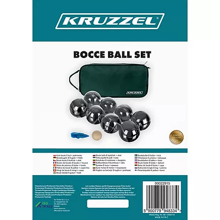 Boule balls 8 balls + cover KRUZZEL 22915