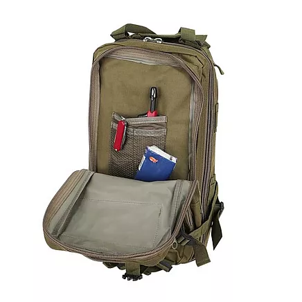 Militārā pārgājienu mugursoma 26L 23243, zaļa