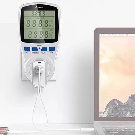 Ваттметр измеритель потребления энергии, ЖК-экран