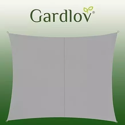 Gardlov 23162 Dārza Ūdensizturīgs Saulessargs Markīze Bura Nojume Tents 3x2m, Pelēks