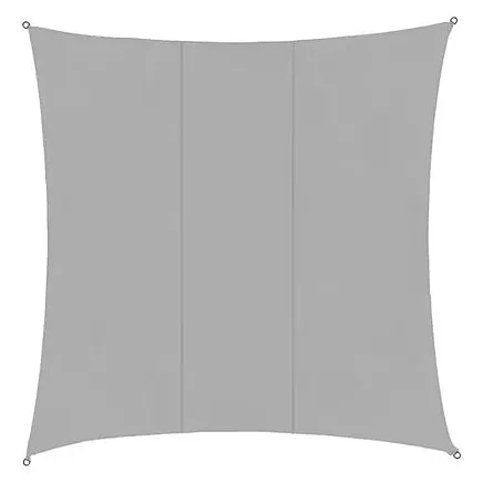 Gardlov 23164 Dārza Ūdensizturīgs Saulessargs Markīze Bura Nojume Tents 3,6x3,6m, Pelēks...