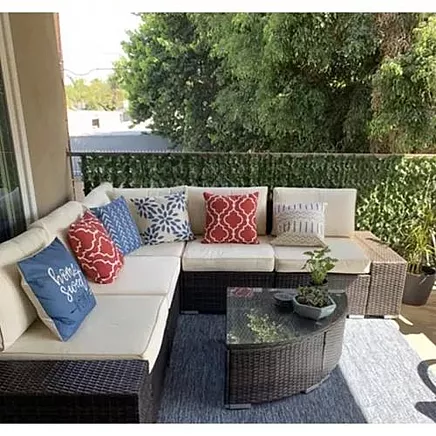 Gardlov 23641 Mākslīgais Dzīvžogs Balkonam, 3m