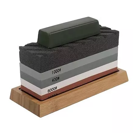 Knife sharpener - 2 stones + accessories Ruhhy 23763
