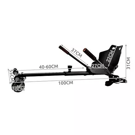 Pārveidojams skrituļdēlis par mini gokartu - Trizand 23193 regulējams papildaprīkojums