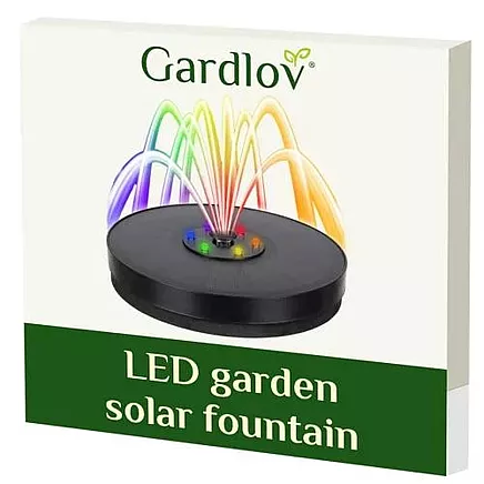 Gardlov 23227 LED solar garden fountain
