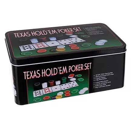 Pokera komplekts TEXAS 23539 ar 200 žetoniem un paklāju