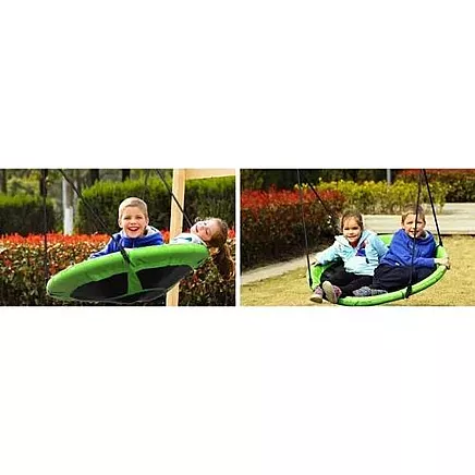 Swing storks nest 100cm green-black 23514