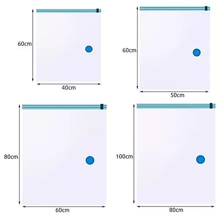 Vacuum bag - various sizes - 10 pcs. 23538